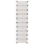  Interlocking Shoe Organizer with 10 Compartments White A949-244919