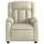  Electric Massage Recliner Chair Cream Faux Leather A949-3206244