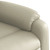  Electric Massage Recliner Chair Cream Faux Leather A949-3206244