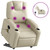  Electric Stand up Massage Recliner Chair Cream Faux Leather A949-3205998