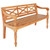  Batavia Bench 48.4" Solid Mahogany Wood Light Brown A949-337078