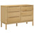  Chest of Drawers FLORO Wax Brown Solid Wood Pine A949-374011