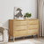  Chest of Drawers FLORO Wax Brown Solid Wood Pine A949-374011