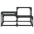  Coffee Table Black 26.8"x26.8"x15.7" Engineered Wood A949-837747