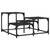 Coffee Table Black 26.8"x26.8"x15.7" Engineered Wood A949-837747