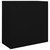  Sliding Door Cabinet Black 35.4"x15.7"x35.4" Steel A949-336431