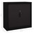  Sliding Door Cabinet Black 35.4"x15.7"x35.4" Steel A949-336431