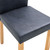  Dining Chairs 4 pcs Gray Faux Suede Leather A949-249213