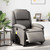  Electric Massage Recliner Chair Gray Real Leather A949-3205935