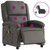  Electric Massage Recliner Chair Gray Real Leather A949-3205935