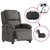  Electric Massage Recliner Chair Gray Real Leather A949-3205935