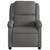  Electric Massage Recliner Chair Gray Real Leather A949-3205935