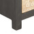 Sideboard Gray and White 29.5"x13.8"x21.7" Solid Mango Wood A949-374992
