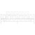  Metal Bed Frame without Mattress with Footboard White 76"x79.9 A949-374314