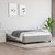  Bed Frame without Mattress Light Gray 53.9"x74.8" Full Fabric A949-347104