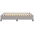  Bed Frame without Mattress Light Gray 53.9"x74.8" Full Fabric A949-347104