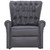  Reclining Chair Gray Faux Leather A949-282275