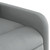 Massage Recliner Chair Light Grey Fabric A949-3206935