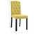  Dining Chairs 4 pcs Green Fabric A949-249252