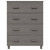  Sideboard HAMAR Light Gray 31.1"x15.7"x40.7" Solid Wood Pine A949-340427