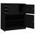 Office Cabinet Black 35.4"x15.7"x40.2" Steel A949-336407