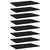  Bookshelf Boards 8 pcs Black 23.6"x15.7"x0.6" Engineered Wood A949-805253