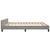  Bed Frame without Mattress Light Gray King Velvet A949-347609