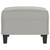  Footstool Light Gray 27.6"x21.7"x16.1" Microfiber Fabric A949-349362