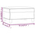  Footstool Light Gray 27.6"x21.7"x16.1" Microfiber Fabric A949-349362