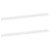  Wall Shelves 2 pcs White 39.4"x3.5"x1.2 A949-326658
