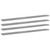  Bookshelf Boards 4 pcs Concrete Gray 39.4"x3.9"x0.6" Engineered Wood A949-805370