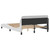  Bed Frame "Dover" White 53.9"x74.8" Faux Leather A949-373286