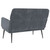  Bench Dark Gray 42.5"x31.1"x31.1" Velvet A949-351415