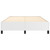  Bed Frame without Mattress White 59.8"x79.9" Queen Faux Leather A949-347282