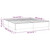  Bed Frame without Mattress White 59.8"x79.9" Queen Faux Leather A949-347282