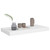  Floating Wall Shelves 2 pcs White 19.7"x9.1"x1.5" MDF A949-323809