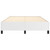  Bed Frame without Mattress White 53.9"x74.8" Full Faux Leather A949-347280
