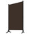  3-Panel Room Divider Brown 102.4"x70.9" Fabric A949-320732