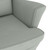  Rocking Chair Wingback Light Grey Velvet and Solid Wood A949-329363