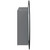  Bathroom Cabinet with Round Mirror&LED Gray 21.3"x21.3"x6.9 A949-345589