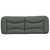  Headboard Cushion "Hvar" Dark Gray 53.9" Fabric A949-3207683