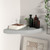  Floating Corner Shelf Gray 13.8"x13.8"x1.5" MDF A949-323922