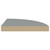  Floating Corner Shelf Gray 13.8"x13.8"x1.5" MDF A949-323922
