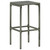  Bar Stools with Cushions 2 pcs Gray Poly Rattan A949-313441