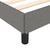  Bed Frame without Mattress Dark Gray 39.4"x74.8" Twin Fabric A949-347099
