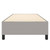  Box Spring Bed Frame Light Gray Twin XL Fabric (US Only) A949-3120897