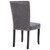  Dining Chairs 2 pcs Gray Faux Suede Leather A949-249292