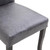  Dining Chairs 2 pcs Gray Faux Suede Leather A949-249292