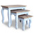  Nesting Table Set 3 Pieces Solid Mahogany Wood A949-244505