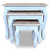  Nesting Table Set 3 Pieces Solid Mahogany Wood A949-244505